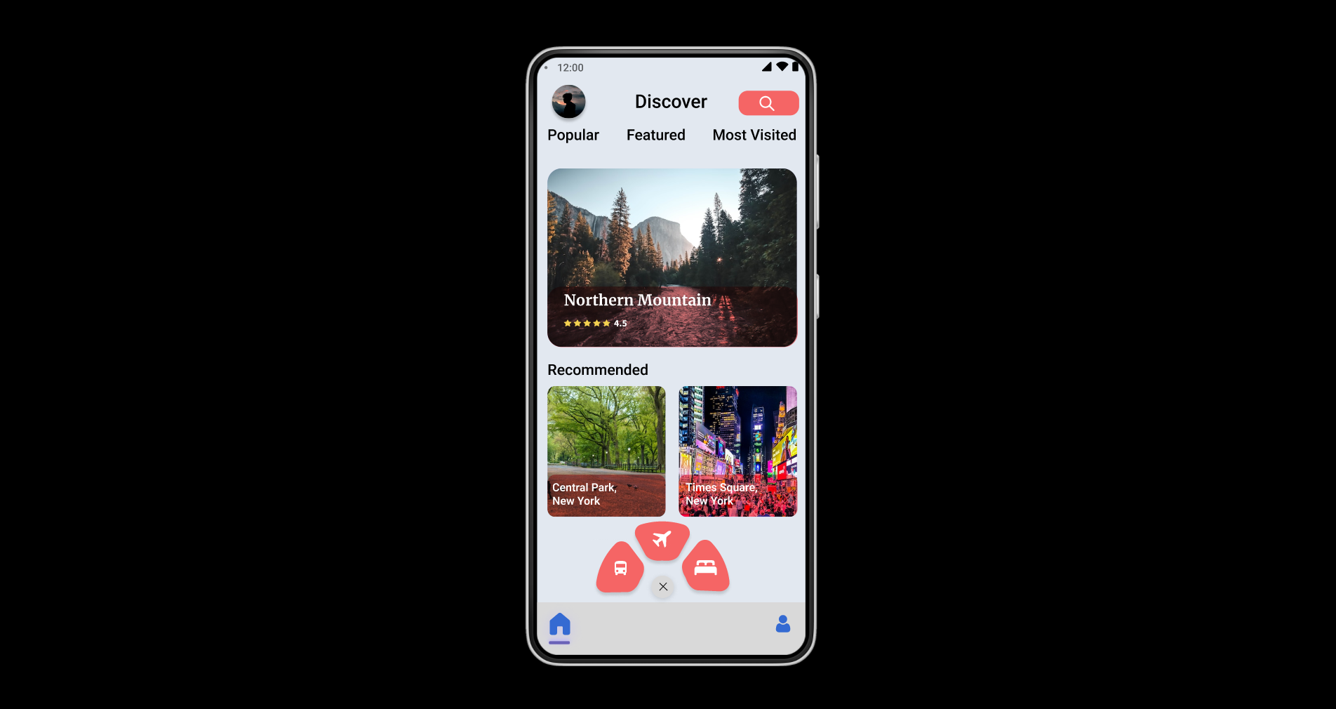 TravelMate UI Design